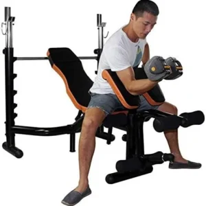 Weight Bench Seated Preacher Isolated Dumbbell Biceps Folding Weight Table Dumbbell Bench Multifunctional Bench Press Weight Bench Barbell Rack Commercial Squat Rack Set Barbell Training