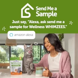 Whimzees Wellness Natural Cat Dental Treats, Chicken & Salmon Flavor, 2 Ounce