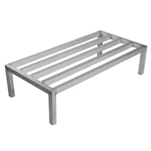 Winholt Equipment DASQ-5-1220 Dunnage Rack, 20″ x 60″ x 12″, All Welded 1-1/2″ x 1-1/2″ Aluminum Tubular Frame, 1500 lb Capacity, NSF