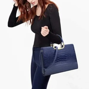 Womens Handbag Top Handle Shoulder Bag Tote Satchel Purse Work Bag with Matching Wallet