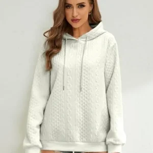 Women’s Hoodie Fashion Warm Sweatshirt Casual Loose Hooded Oversized Outerwear