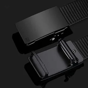 WONDAY 2 Pack Nylon Ratchet Belts for Men, Mens Belts Casual with Automatic Buckle, No Holes Invisible Belt for Men