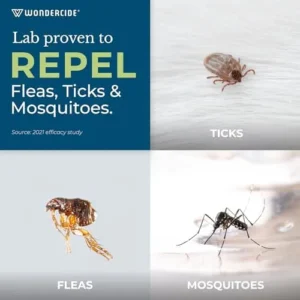 Wondercide – Flea & Tick Dog Spot On – Flea, Tick, and Mosquito Repellent, Prevention for Dogs with Natural Essential Oils – Up to 3 Months Protection – Large 3 Tubes of 0.17 oz