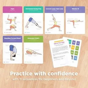 WorkoutLabs Yoga Cards I & II – Complete Set Beginners & Intermediate: Professional Study, Class Sequencing & Practice Guide · Premium Yoga Asana Flash Cards Deck with Sanskrit