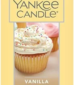 Yankee Candle Vanilla Cupcake Scented, Classic 22oz Large Jar Single Wick Candle, Over 110 Hours of Burn Time, Cream