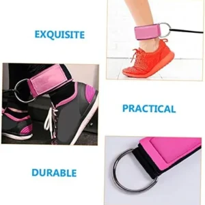 YARNOW 4 Pcs Fitness Ankle Straps Ankle Strap for Cable Machine Leg Training Ankle Strap Sports Ankle Strap