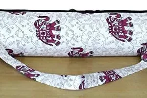 Yoga Mat Bag Cotton Exercise Yoga Pilates Mat Carrier Gym Bag Adjustable Strap