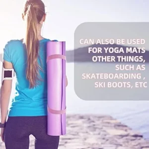 Yoga Mat Carrier Strap, Adjustable Roller Skate Ski Boots Carrier Strap for Yoga Mat, Skiing, Snowboarding