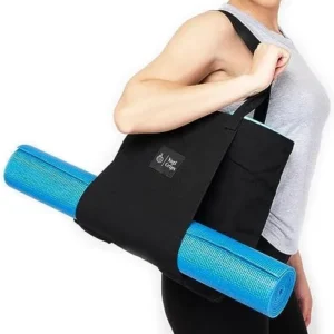 YOGI GRIPS Yoga Bag for Yoga Mat and Towel. Easily Carry Your Yoga Mat, Blocks and all Your Stuff. Canvas Bag, Washable, Cute!