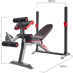 Adjustable Benches Squat Rack Weight Table Weight Bench Press Rack Multifunctional Squat Rack Fitness Equipment Set Bench Press Barbell Rack Benches