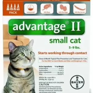 Advantage Flea Control for Cats 1-9 lbs 4 Month Supply