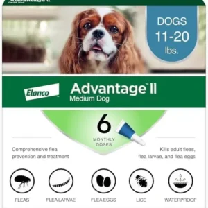 Advantage II for Dogs 6 Month Supply 11-20lbs