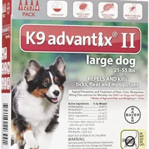 Advantix Flea and Tick Control for Dogs 20-55 lbs 4 Month Supply