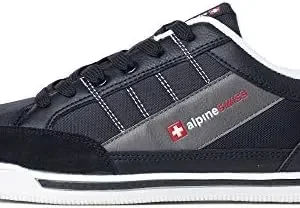 Alpine Swiss Mens Stefan Suede Trim Retro Fashion Sneakers