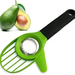 Avocado 3 Piece Set Avocado Slicer, Knife, Peeler, Pitter, Cuber, Dicer, Keeper For Everything That You Will Ever Need For Your Avocados