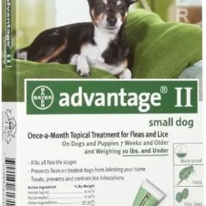 Bayer Animal Health Advantage II for Dogs 6 Month Supply 1-10lb