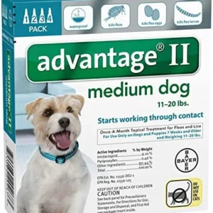 Bayer Animal Health Advantage II Medium Dog 4-Pack