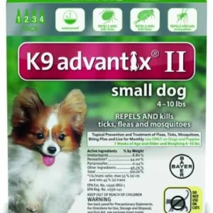 Bayer Animal Health Advantix II 4 Pk Small Dog 0-10 Lbs