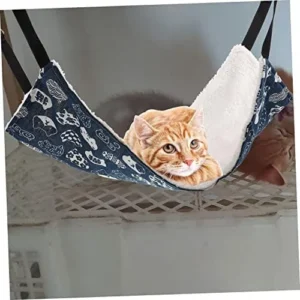 Beavorty 4pcs Hanging Cat Hammock Cat Beds & Furniture Cat Hammock for Window Cat Accessories for Indoor Cats Kitten Bed Cat Hanging Cage for Guinea Pigs Cat Swing Bed Puppy Cloth Cat Nest