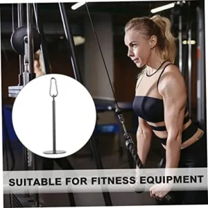 BESPORTBLE 2 Pcs Barbell Weight Bar Gym Weight Stand Weight Plate Pin Cable Pulley Loading Pin Cable Machine Barbell Weight Rack Barbell Slice Load Rod Wrist Steel Board Bracket