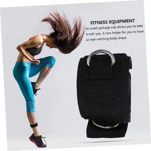 BESPORTBLE 2 pcs Thigh Straps Exercise Resistance Bands Portable Gym Machine tie Rod Tool Ankle Cuff Band d Ring Ankle Cuffs t Tool Fitness Tool Thigh Strength Trainer Portable Thigh Bandage