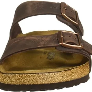 Birkenstock Men’s Amalfi Leather Soft Footbed Arizona Sandals