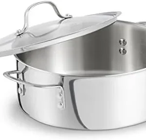 Calphalon Tri-Ply Stainless Steel Cookware, Dutch Oven, 5-quart