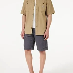 Carhartt Men’s Rugged Flex Relaxed Fit Canvas Cargo Work Short