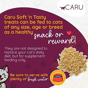 CARU – Soft ‘n Tasty Baked Bites – Chicken Bites Cat Treats – Flavorful All-Natural Treats – 3 oz.