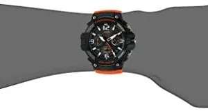 Casio Men’s ‘Heavy Duty Chronograph’ Quartz Stainless Steel and Resin Casual Watch, Color:Orange (Model: MCW100H-4AV)