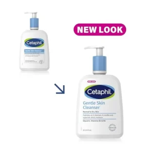 Cetaphil Face Wash, Hydrating Gentle Skin Cleanser for Dry to Normal Sensitive Skin, NEW 20oz, Fragrance Free, Soap Free and Non-Foaming