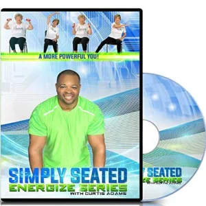 CHAIR EXERCISE DVD FOR SENIORS- Simply Seated is an invigorating Total Body Chair Workout. Warm up, Aerobic Endurance, Strengthening, Stretching. You will love this chair exercise for seniors DVDs