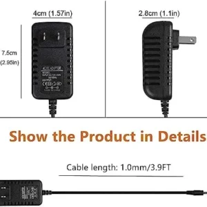 CJP-Geek AC/DC Adapter Charger Compatible with Xterra Fitness FS150 Elliptical Trainer Power Supply PSU