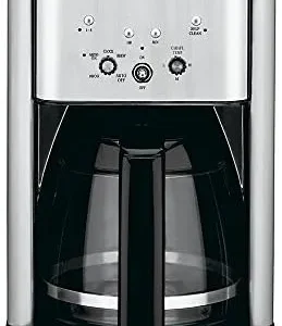 Cuisinart DCC-1200FR Brew Central 12-Cup Coffeemaker, Brushed Stainless Steel (Renewed)