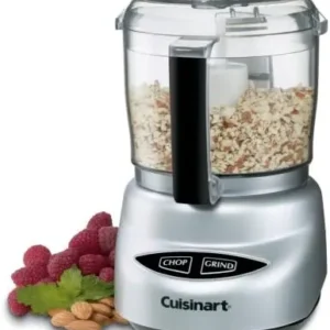 Cuisinart Food Processor, Mini-Prep 3 Cup, 24 oz, Brushed Chrome and Nickel, DLC-2ABC