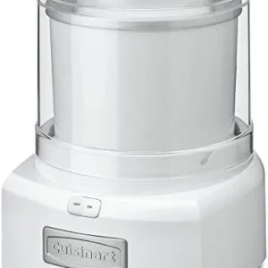 Cuisinart Frozen Yogurt-Ice Cream & Sorbet Maker 1.5 Quarts – (Renewed)