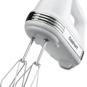 Cuisinart HM70FR HM-70FR Power Advantage 7-Speed Hand Mixer, Stainless and White (Renewed), 6