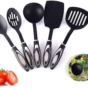 DECHOUS 10 Pcs Silicone Cookware Kit Silicone Cooking Utensils Cookware Kitchen Gadgets – Cooking Tools Turner Spatula Silicone Kitchen Utensils Non Stick Food Tongs