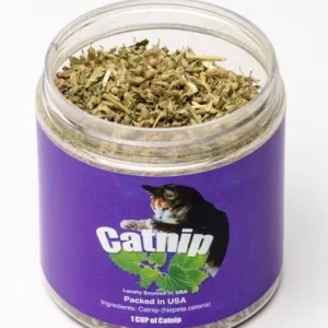 DesertUSA Catnip Blend – North American Crafted, 100% Natural, and Non-Addictive Catnip Treats for Enhanced Playfulness. Ideal for Complementing Catnip Toys, Catnip Spray, and Cat Accessories (1 Cup)