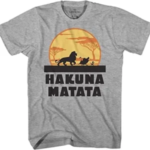 Disney Lion King Hakuna Matata T-Shirt for Adults