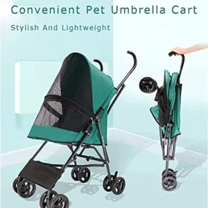 Dog Stroller for Small Dogs Pet Strollers for Small Dogs Umbrella Structure Lightweight Pet Stroller for Cats Puppy & Kitten Carrier Breathable