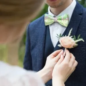 Dubulle Mens Silk Bow Tie and Pocket Square Set for Wedding Tuxedo …