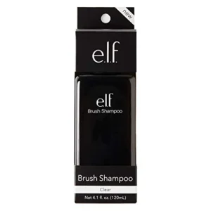 e.l.f. Makeup Brush Shampoo, Washes Away Dirt, Makeup, Oil & Debris & Conditions Bristles, Crafted For Daily Use, Vegan & Cruelty-Free, 4.1 Fl Oz