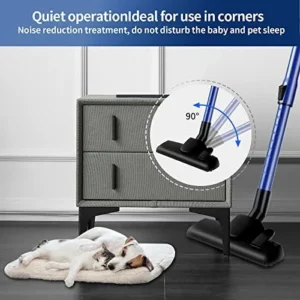 EFUSVAC Corded Vacuum Cleaner, 17KPa Powerful Suction with 600W Motor, 4 in 1 Lightweight Handheld Stick Vacuum for Pet Hair Hard Floor and Carpet