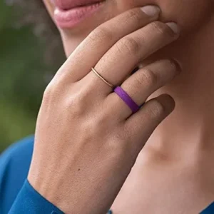 Enso Rings Women’s Infinity Silicone Ring | Lifetime Quality Guarantee | Comfortable, Breathable, and Safe Silicone Ring