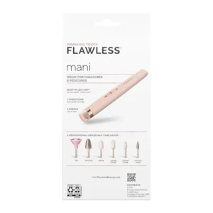 Finishing Touch Flawless Salon Nails Kit, Electronic Nail File and Full Manicure and Pedicure Tool