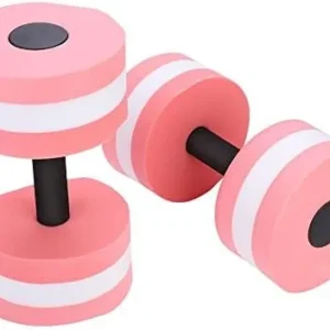 Fitness Dumbbell, 1 Pair Foam Heavy Resistance Barbells Pool Barbell Float Aqua Exercises Equipment For Water Aerobics Bodybuilding Training Fitness Yoga