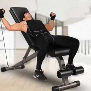 Fitness Equipment Adjustable Weight Bench Home Training Gym Weight Lifting, Weight Bench Adjustable Folding Sit-up Bench Abdominal Muscle Training Device Bench Press Home Fitness Equipment Bearing 3