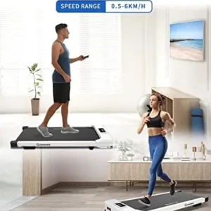 Folding Treadmill with Incline, Electric Foldable Treadmills for Home/Office, Portable Exercise Walking Machine with 3-Level Manual, Mini Treadmill for Small Space