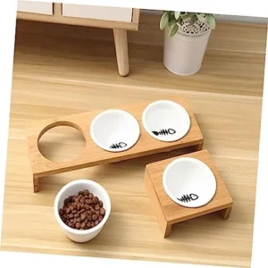 FOMIYES 1 Set Cat Bowl Cat Food Indoor Container for Food Indoor Cat Food Cat Slow Feeder Elevated Dog Bowls Cat Feeding & Watering Supplies Convenient Dog Bowl Kitten Bowl Puppy Food Bowl